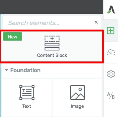 новая функция блоков контента в Thrive Architect