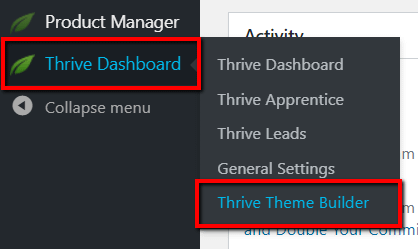 Thrive Theme Builder